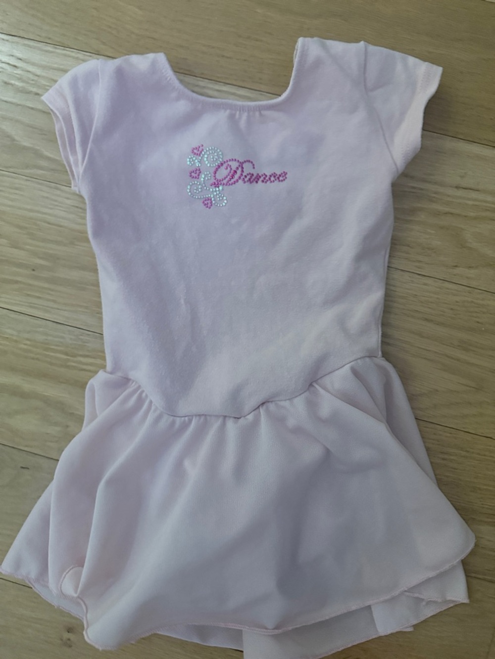 Kids Pink Dance Leotard & Skirt